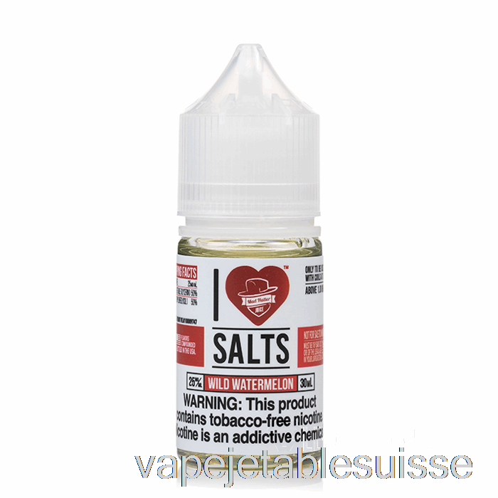 Vape Suisse Pastèque Sauvage - J'aime Les Sels - 30ml 50mg